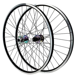 MYKINY Spares MYKINY Mountain Bike Disc Brake Wheelset, 26 / 27.5 / 29in Quick Release Bicycle Rim for 7 / 8 / 9 / 10 / 11 / 12 Speed Cassette 1.25-2.5in Tires Wheel (Color : Colour, Size : 29inch)