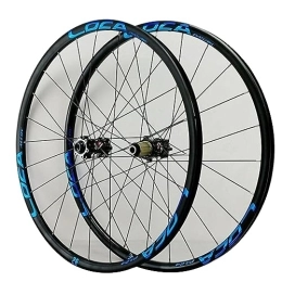 MYKINY Spares MYKINY MTB Bike Wheelset, Thru Axle Hub Front Wheel 15 * 100mm Rear Wheel 12 * 142mm Mountain Bike Wheels for 26 / 27.5 / 29in*1.25-2.5in Tires Wheel (Color : Blue, Size : 27.5inch)