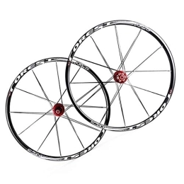 MZPWJD Mountain Bike Wheel MZPWJD 26 27.5inch Mountain Bike Wheelset, Double Wall MTB Rim 24H Disc Brake Quick Release Compatible 7 8 9 10 11 (Color : White, Size : 27.5inch)