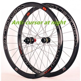 MZPWJD Mountain Bike Wheel MZPWJD Bicycle Wheel 700C Bike Wheelset Rim 30mm Axis 12mm 24H 7-11Speed Disc Brake Center Lock Cassette Hub Black (Color : A- Black)