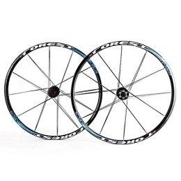 MZPWJD Spares MZPWJD Bike Wheel 26 27.5 Inch Bicycle Wheelset MTB Double Wall Alloy Rim QR Disc Brake 7 Palin 7-11 Speed Front And Rear 1800g (Color : Blue, Size : 27.5IN)
