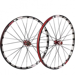 MZPWJD Mountain Bike Wheel MZPWJD Bike Wheel 26 27.5 Inch Bicycle Wheelset MTB Milling Trilateral Double Wall Alloy Rim Carbon Hub QR Disc Brake Front And Rear 7-11 Speed 24H (Color : Silver, Size : 26inch)