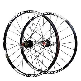 MZPWJD Spares MZPWJD Cycling Wheels 26 / 27.5 inch MTB bike Double Wall wheel set 9 10 11 Speed Cassette Freewheel Sealed Bearings Hub 24H (Color : Black)