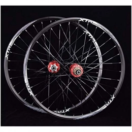 MZPWJD Mountain Bike Wheel MZPWJD MTB Bike Wheelset 26 27.5 29 In Double Layer Alloy Rim Sealed Bearing 7-11 Speed Cassette Hub Disc Brake QR 32H 1100g (Size : 26inch)