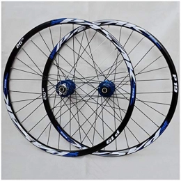 MZPWJD Mountain Bike Wheel MZPWJD MTB Bike Wheelset 26 / 27.5 Inch Double Wall Alloy Rim Cassette Hub Sealed Bearing QR Disc Brake 24 Hole 7-11 Speed (Color : D, Size : 29in)