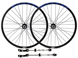 MZPWJD Mountain Bike Wheel MZPWJD Rims Mountain Bike Wheelset 26" 27.5" 29" MTB Rim 32H Bicycle Quick Release Wheels Disc Brake Hub For 7 / 8 / 9 / 10 / 11 / 12 / 13 Speed Cassette 2055g QR (Color : Blue, Size : 29'')