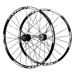 NAINAIWANG Spares NAINAIWANG Road Bicycle Wheelset 26 / 27.5 / 29 Inch Mountain Bike Wheelset Bicycle Wheel Wheelset Front + Back Double-Walled Made of carbon fiber Alloy with Quick Change Disc Brake 24H