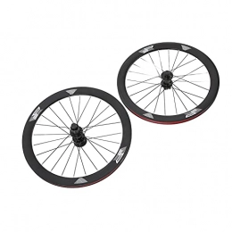 needlid Spares needlid Bike Wheel Set, Skilled Craft Bike Wheelset Front 2 Bearings and the Rear 4 Bearings Aluminum Alloy Stable Cycling for Mountain Bike