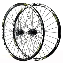 NEZIAN Spares NEZIAN Mountain Bike Wheelset 26" / 27.5" / 29" Disc Brake Quick Release Front Rear Black Bicycle Wheels Aluminum Alloy Rim 32H Fit 7 / 8 / 9 / 10 / 11 Speed Cassette (Color : C, Size : 27.5inch)