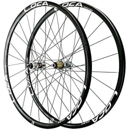 Oksmsa Mountain Bike Wheel Oksmsa 26 / 27.5 / 29in MTB Bicycle Wheelset Hybrid Mountain Bike Wheels Rim Disc Brake Front & Rear Wheel Thru axle 8 / 9 / 10 / 11 / 12 Speed 24H (Color : Silver, Size : 29in)