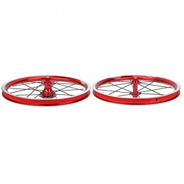 Omabeta Spares Omabeta Front 74mm Rear 85mm Hub Bicycle Wheelset exquisite workmanship Front 2 Rear 5 Bearing for mountain bike for cycling(red)