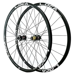 OPARIA Spares OPARIA 26 / 27.5 / 29" Front and Rear Wheelset Thru Axle Mountain Bike Aluminum Alloy MTB Rim Disc Brake MTB Road Wheel 24 Holes for 8 9 10 11 12 Speed (Color : Silver, Size : 26in)