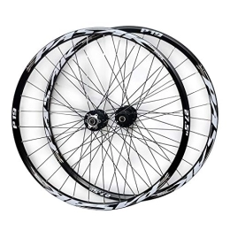 OPARIA Spares OPARIA Mountain Bike Wheelset 26 / 27.5 / 29in Disc Brake Sealed Bearing Conical Hub Mtb Front + Rear Wheel Quick Release 7 / 8 / 9 / 10 / 11 Speed (Color : Black, Size : 26in)