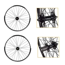 WYJW Spares Outdoor 26 Inch Bike Wheelset, Double Wall MTB Rim Quick Release V-Brake Hybrid Mountain Bike Hole Disc 7 8 9 10 Speed 32 Holes Training