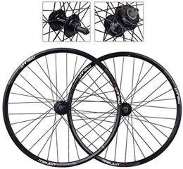 OYY Manufacture Mountain Bike Wheel OYY Manufacture Wheels 20 / 26 inch wheel bicycle rear wheel double-walled aluminum alloy mountain bike wheelset disc brake quick release bicycle rim 7 8 9 speed cassette (Color : 26in)
