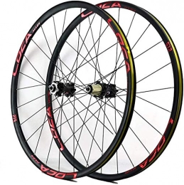 OYY Manufacture Spares OYY Manufacture Wheels 26 / 27.5 / 29 Inch Bicycle Wheelset, Mountain Bike Double Walled Disc Brake Quick Release MTB Wheels Rear Wheel Front Wheel Palin Bearing 8-12 Speed 24H (Color : 27.5)