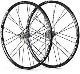 OYY Manufacture Mountain Bike Wheel OYY Manufacture Wheels 27.5 inch bicycle wheelset, ultralight rim double-walled aluminum alloy cycling wheels disc brake Fast release mountain bike rims 8-11 speed (Color : Silver)