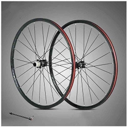 OYY Manufacture Spares OYY Manufacture Wheels 29 inch bicycle wheelset double wall aluminum alloy mountain bike wheels rim disc brake quick release 24 holes 8, 9, 10, 11 speed (Color : 27.5in)