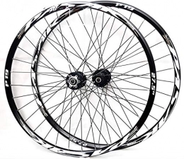 OYY Manufacture Mountain Bike Wheel OYY Manufacture Wheels Bike Wheelset, 26 / 27.5 / 29 inch Mountain Bike Wheel Brake Wheel Set Quick Release Palin Bearing 7, 8, 9, 10, 11 Speed, black (Color : 27.5)