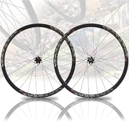 PHOCCO Mountain Bike Wheel PHOCCO Disc Brake Mountain Bicycle Wheels 26'' Alloy Rim Sealed Bearing QR MTB Wheelset 32 Holes 7-10 Speed Cassette Hub (Color : 26'' Black)