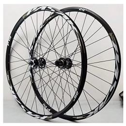 PHOCCO Spares PHOCCO Mountain Bike Wheelset 26 / 27.5 / 29 Inch MTB Bicycle Double Wall Rim Disc Brake Quick Release Wheels 24H Hub Support 8-12 Speed (Color : G, Size : 29in)