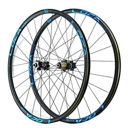 PINGPAI Mountain Bike Wheel PingPai 26 27.5 29 Inch Mountain Bike Disc Brake Wheelset MTB Rim Bicycle Wheel Set Quick Release Hub For 7 / 8 / 9 / 10 / 11 / 12 Speed Cassette 1680g Blue (Size : 29'') (27.5)