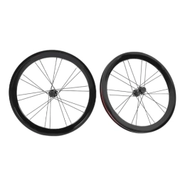 Premium Bike Wheelset with Front & Rear Bearings for Mountain Bikes - Folding Wheel Set for Unmatched Performance-Black