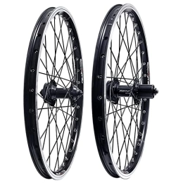 Puozult Spares Puozult 20" Mountain Bike Wheelset, MTB Wheels Quick Release Disc / V Brake 32H Bicycle Wheels 7 / 8 / 9 / 10 Speed Cassettes (Size : Disc brake)