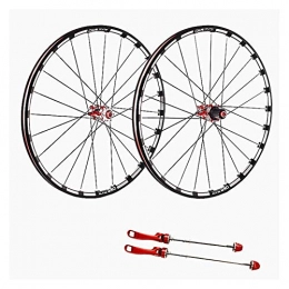 putao Mountain Bike Wheel putao Quick Release Axles Bicycle Accessory Carbon Fiber Mountain Bike Wheel Set 26 / 27.5 / 29 Inch Quick Release Bucket Shaft 120 Ring Road Bicycle Cyclocross Bike Wheels (Color : RED, Size : 27.5INCH)