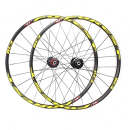 QERFSD Spares QERFSD 26 27.5 Inch Mountain Bike Wheelset Front Rear Wheel Double Layer Alloy Rim Disc Brake Quick Release 24H 8 9 10 11 Speed Palin Bearing Hub (Color : C, Size : 27.5in)