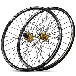 QERFSD Spares QERFSD 26 Inch Cycling Wheels, MTB Bike Wheelset Front & Rear Bicycle Wheel Set Double Layer Alloy Rim Sealed Bearing Disc Brake Quick Release 7 / 8 / 9 / 10 / 11 Hub