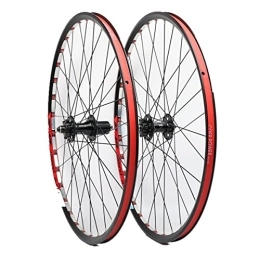 QERFSD Spares QERFSD Bike Wheelset 26 Inch Mountain Cycling Wheels, Aluminum Alloy Disc Brake Fit For 7-11 Speed Freewheels Quick Release Bicycle Accessory