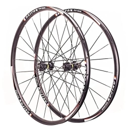 QHYRZE Spares QHYRZE 26 / 27.5 / 29 Inch Mountain Bike Wheelset Bicycle Rim MTB Disc Brake Wheel Set 24H Quick Release Hub For 7 8 9 10 11 Speed Cassette 1900g (Size : 27.5'')