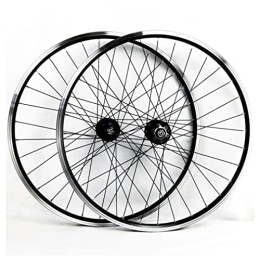 QHYRZE Spares QHYRZE Mountain Bike Wheelset 26 27.5 29 Inch Bicycle Rim V / Disc Brake MTB Wheels Quick Release Hub 32H For 7 8 9 10 11 12 Speed Cassette 2200g (Size : 26'')