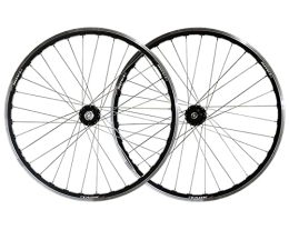QHYRZE Spares QHYRZE Mountain Bike Wheelset 26" Quick Release Wheel Set MTB Bicycle Rim V Brake Disc Brake Hub 32H For 7 8 9 10 Speed Cassette 2248g (Color : Black, Size : 26'')