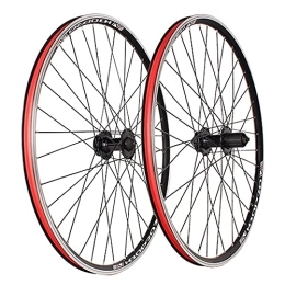 QHYRZE Spares QHYRZE Mountain Bike Wheelset 26" V / Disc Brake Rim MTB Bicycle Quick Release Wheels Cassette Hub For 7 8 9 10 Speed Freewheel (Size : 26'')