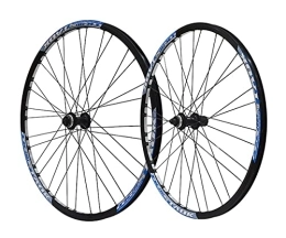 QHYRZE Mountain Bike Wheel QHYRZE Mountain Bike Wheelset 27.5 Inch MTB Rim Centerlock Disc Brake Quick Release Wheels 32H Hub For 7 8 9 10 Speed Cassette Bicycle Wheelset 2160g (Color : Blue, Size : 27.5'')