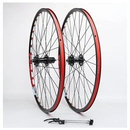 QHYRZE Mountain Bike Wheel QHYRZE MTB Bike Wheelset 26 Inch Mountain Bike Rim Disc Brake Bicycle Wheels Quick Release 32 Holes Hub For 7 8 9 10 11 Speed Cassette 1850g (Size : 26inch)