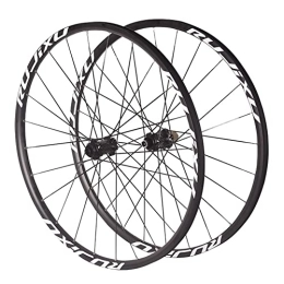 QHYRZE Mountain Bike Wheel QHYRZE MTB Wheelset 26" 27.5" 29" Mountain Bike Rim Centerlock Disc Brake Wheel Set Carbon Hub 24H For 7 8 9 10 11 Speed Cassette 1950g (Color : Black, Size : 27.5'')