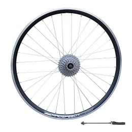 Madspeed7 Mountain Bike Wheel QR 29" (ETRTO 622x19) MTB Mountain Bike REAR Wheel + 8 speed Freewheel (13-32t) - Rim & Disc Brake Compatible - Sealed Bearing (6 Bolt) Disc Brake Hub (Very Smooth hub) - Double Wall – 32x Spokes