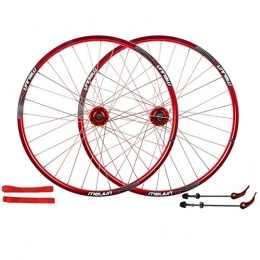 putao Mountain Bike Wheel Quick Release Axles Bicycle Accessory Bicycle Wheelset 26 Inch MTB Bike Front And Rear Wheel Double Wall Alloy Rims Disc Brake Cassette Fiywheel Hub 7 / 8 / 9 / 10 Speed 32H Road Bicycle Cyclocross Bike Whe
