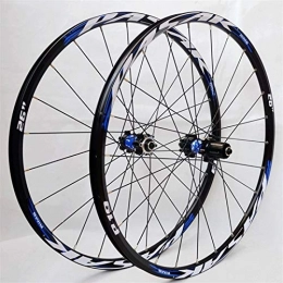 putao Mountain Bike Wheel Quick Release Axles Bicycle Accessory MTB 26 27.5 Inch Bicycle Front & Rear Wheel Disc Brake Mountain Bike Wheelset Double Wall Alloy Rim For 7-11speed Cassette Flywheel Sealed Bearing Hub QR Road Bic