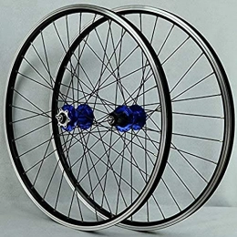 qwert Spares qwert MTB 26 / 29 Inch Wheels Set Double Wall Rims Quick Release Disk Brake / V-Brake Bike Cycling Wheels 32 Spoken Cassette 7-11 Speed, 29in