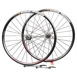 QXFJ Mountain Bike Wheel QXFJ 26 Inches MTB Bike Wheel / Cycle Wheel, Aluminum Alloy / Quick Release / Disc Brakes / 28 Spokes Front And Rear / French Air Nozzles / 28-Hole Flat Spokes / Support 8-9-10-11 Speeds