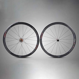 QXFJ Mountain Bike Wheel QXFJ 700C MTB Bike Wheel, Cycle Wheel Ultra-Light Aluminum + Carbon Fiber Shaft Four Palin Straight Pull (Front 18 Rear 21 Holes) / Support 8-9-10-11 Speed Cassette Flywheel