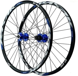 Rayblow Spares Rayblow Mountain Bike Wheelset, Disc Brake Bike Wheels for 8-11 Speed Cassette, 24H Carbon Hub MTB Wheels Quick Release, Low Resistant Flat Spokes MTB Wheelset (26" / 27.5" / 29" Front Wheel), 26