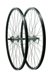 Rigida Mountain Bike Wheel Rigida 26" Mountain Bike Screw On Wheelset with Quando Hubs, Black