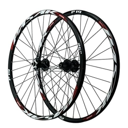 MZPWJD Mountain Bike Wheel Rims 26" 27.5" 29" Mountain Bike Wheelset Disc Brake Quick Release MTB Wheels Bicycle Rim Front And Rear Wheel 2035g 32 Holes Hub For 7 / 8 / 9 / 10 / 11 / 12 Speed Cassette (Color : Red, Size : 27.5inch)