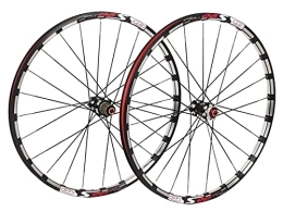 HerfsT Spares Rims 26" 27.5" Mountain Bike Wheelset Disc Brake 24H Straight Pull Flat Spokes Bicycle Rim MTB Quick Release Wheels QR Hub For 7 / 8 / 9 / 10 Speed Cassette 1810g (Size : 26inch)