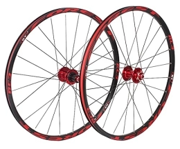 MZPWJD Spares Rims Disc Brake Wheelset 26 / 27.5 Inch Mountain Bike Wheels Ultra Light MTB Rim 24 Holes 1790g Quick Release Hub For 8 / 9 / 10 / 11 Speed Cassette (Color : Red A, Size : 27.5+quot)